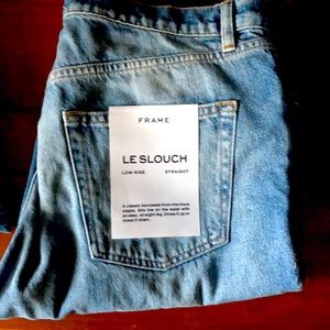 Brand new Frame Le Slouch jeans. Size 29
